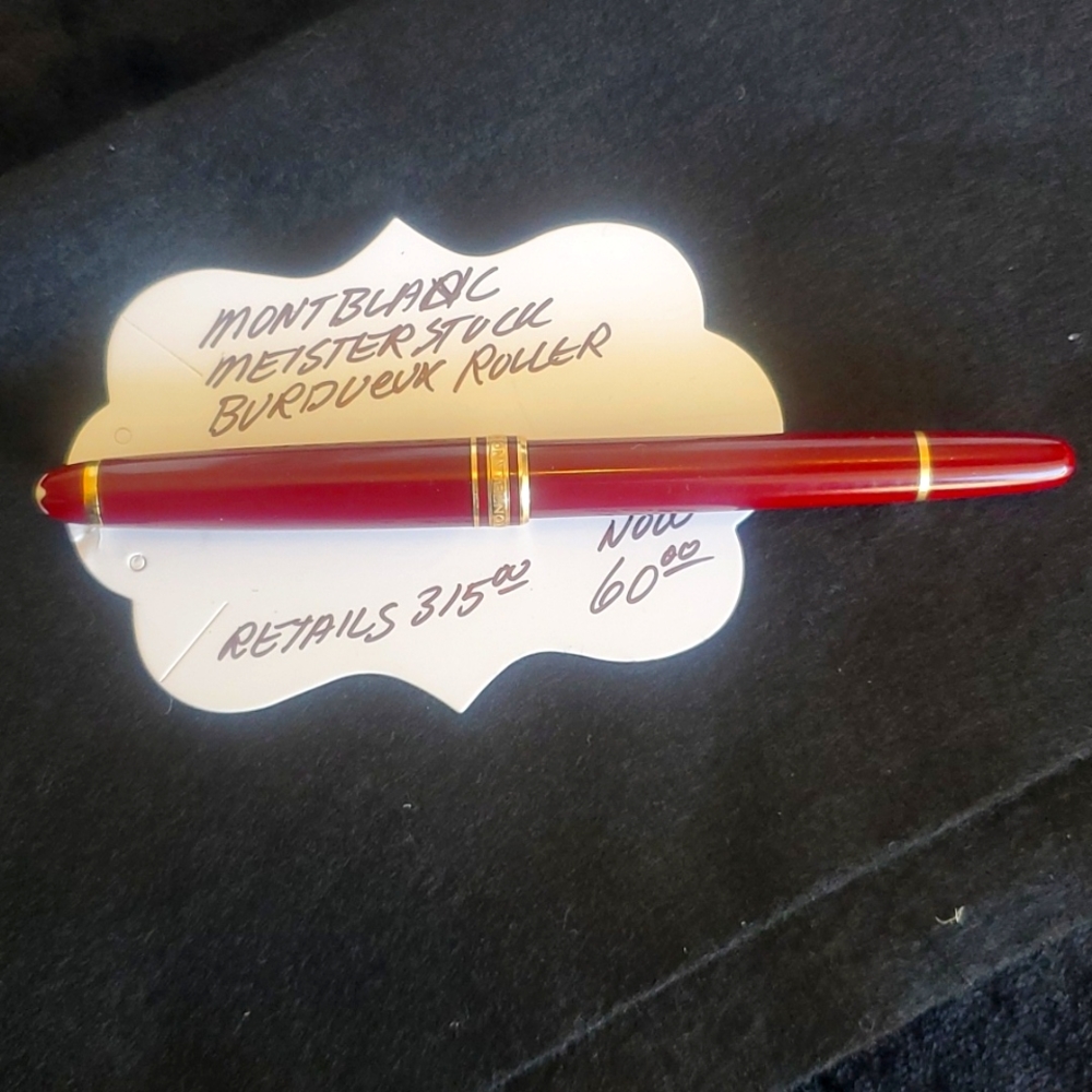 Montblanc Meisterstuck Rollerball Pen Burgundy